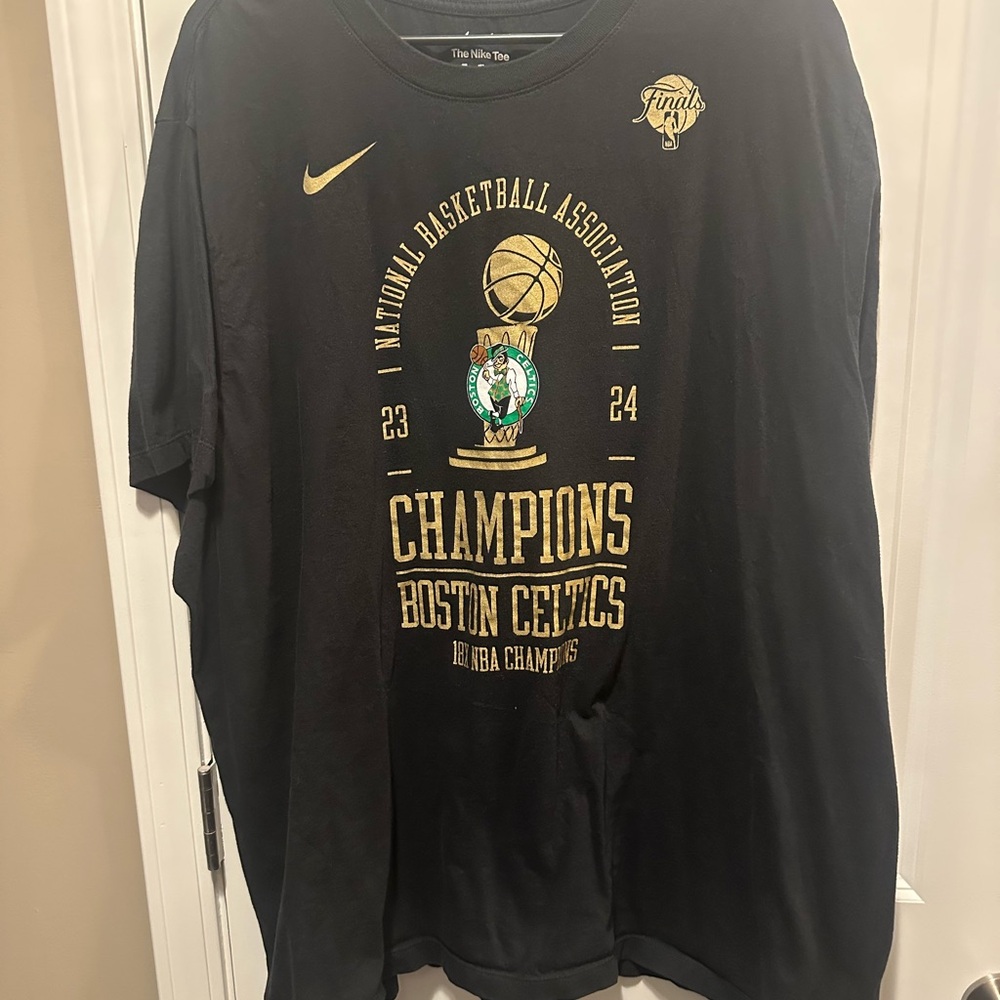 Boston Celtics 24 Finals Champion Locker room shirt